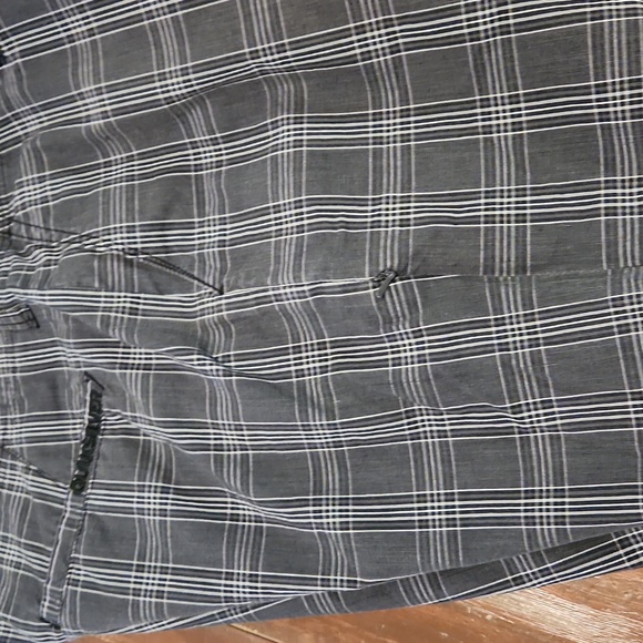 Quiksilver Black/Gray Madras Shorts (0770) - Picture 4 of 8
